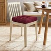 downluxe Chair Cushions for Dining Chairs 2 Pack, Tufted Indoor