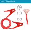 Minidodoca Farm Electric Fence Jump Leads with Crocodile Clip Connect