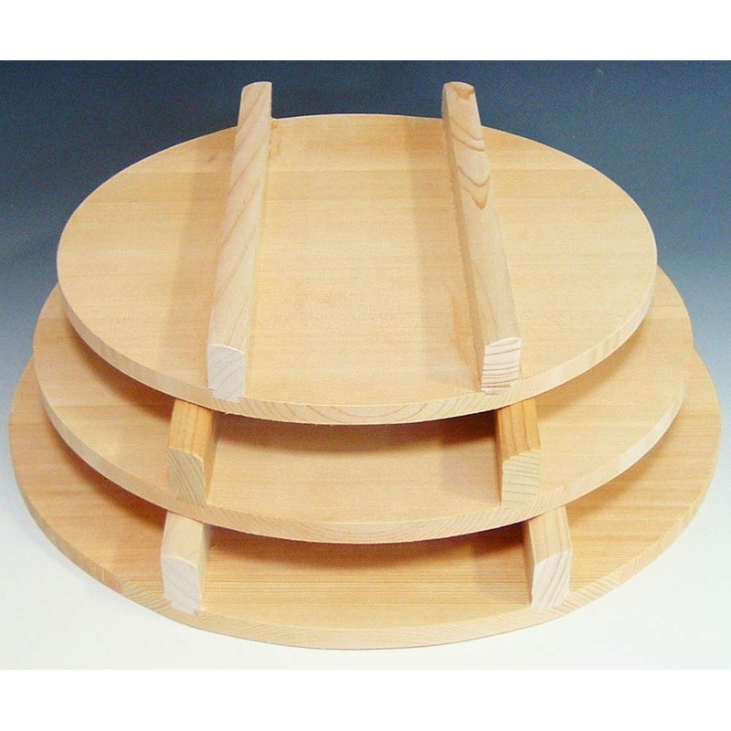 Kiso Kogei FH-300 Ohitsu Wooden Sawara Rice Table Lid, 11.8