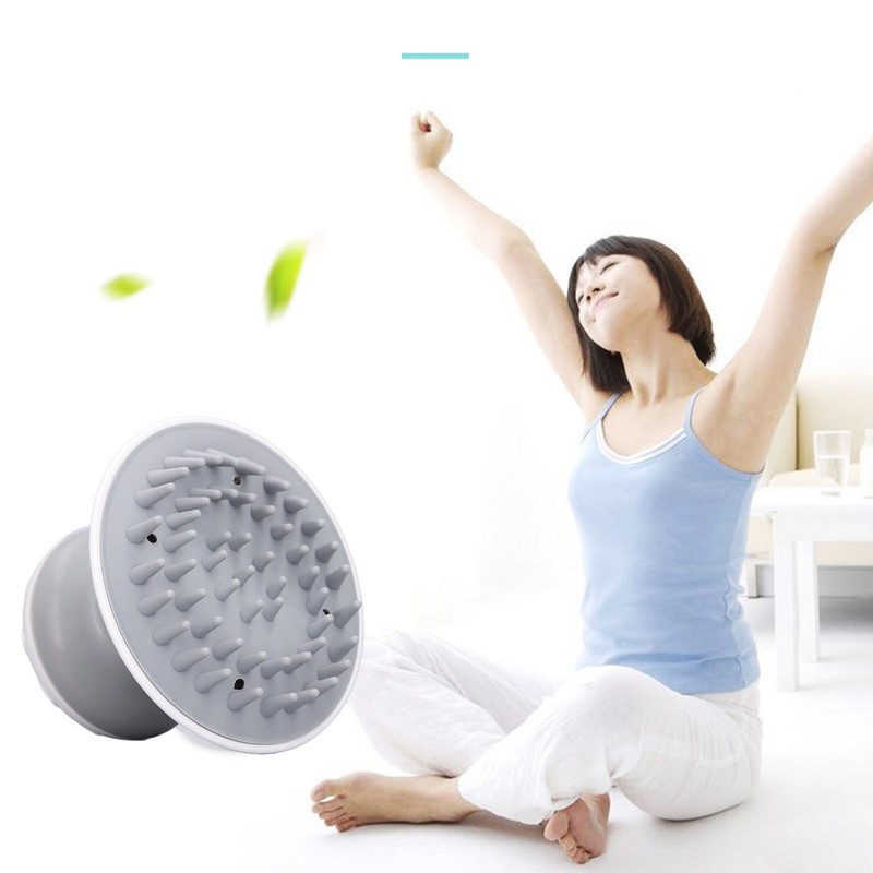 Vibrating Head Massager Rechargeable Kneading Waterproof Multi Functional Electronic Scalp