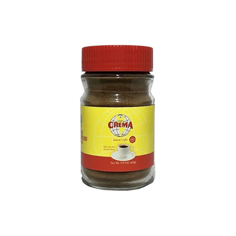 Cafe Crema Instant Coffee Jar, 1.76 oz (Pack of 1)