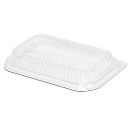 Handi-Foil Clear Plastic Dome Lid for 1 lb. Aluminum Foil Loaf Pan (pack of 50)