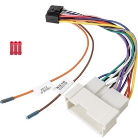 Zenoruslky Android Radio Wire Harness Compatible with Hyundai Accent Elantra Sonata,Aftermarket 16Pin Stereo Wiring Harness Adapter ISO Radio Connector for Kia Sedona Rio