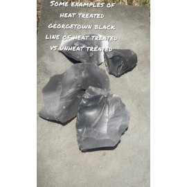 3 Pounds Of High Quality Heat Teated Georgetown Flint Big Spalls Flint Knapping