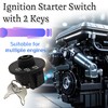 Youqsm Ignition Starter Switch with 2 Keys 25 099 30-S