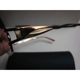 GEOFFREY BEENE EYEGLASS FRAMES Style  KISSES in BROWN 53-17-135 W/ Case