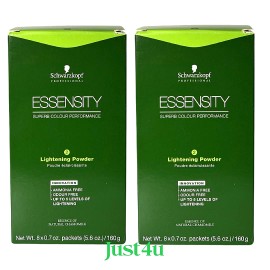 Schwarzkopf Essensity 2 Lightening Powder, 8 pockets inside. (2BOX)