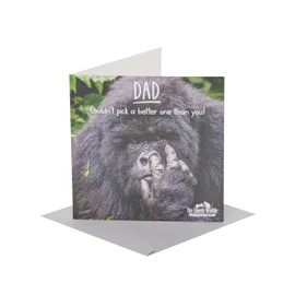 UK Greetings Father's Day Card for Dad - Funny Gorilla Design