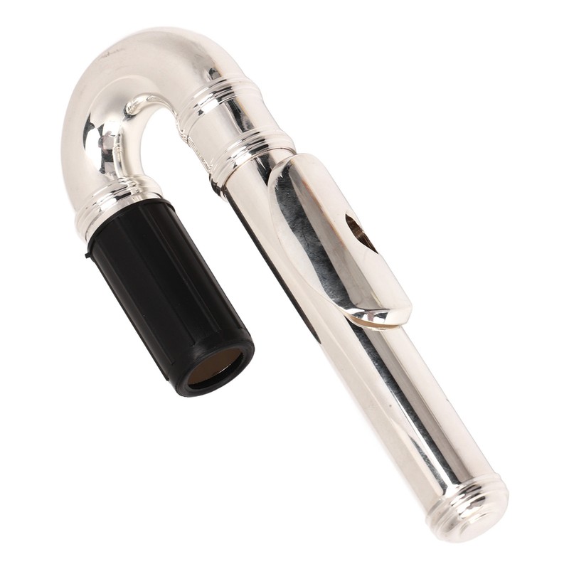 Flute Curved Head Joint Mouthpiece Replacement Metal Woodwind Instrument Accessories