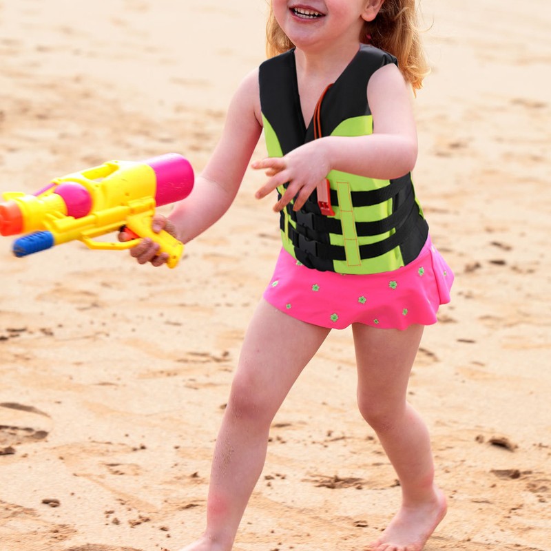 Life Vest Swimming Boating Drifting Aid Jacket With Whistle For