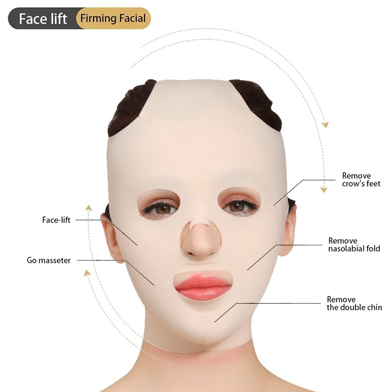 Facial Slimming Strap,Facial Slimming Mask Chin Strap Three Dimensional V