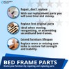 ReplacementScrews Bed Frame Cam Wheel Locks Compatible with IKEA Part