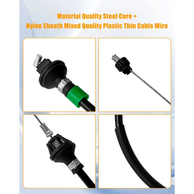 38.8'' Throttle Cable Drive By Cable Accelerator Linkage Compatible with