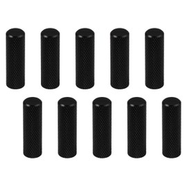 Gedotec Furniture Handle Antique Black Matt – Aluminium Furniture Knob Vintage – GRAF | Cupboard Knob Kitchen for Drawers and Cabinet Doors | Door Knob Diameter 10 mm | Pack of 10 - Design Furniture