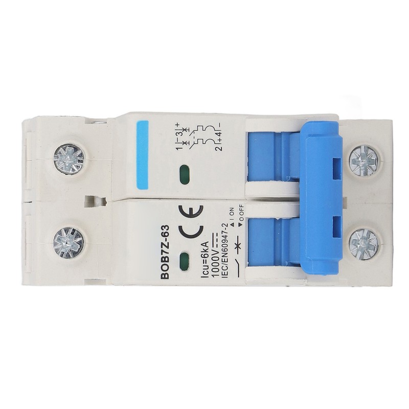 DC1000V Miniature Circuit Breaker 2P Air Switch 6KA Photovoltaic Overload