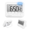 SODOI Kitchen Timer, 12/24 Hours, Table Clock, Alarm Clock with