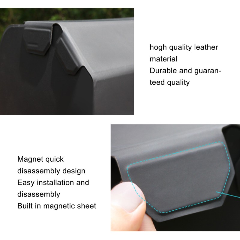 ZG72 Tablet Hood Sun Shade 11 Inch Leather Magnetic Folding