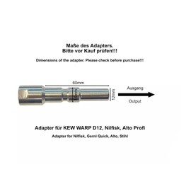 M&M Smartek High Pressure Nozzle with Protection for Nilfisk Neptune Kränzle KEW WAP Alto - Flat Jet Nozzle 25° Stainless Steel - 280 Bar - Quick Coupling D12 - Colour Coded (Orange)