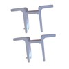 IEUDNS 2Pcs Retractable Awnings Wall Mounting Brackets Support Yard Wall