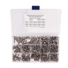240Pcs Self Tapping Screws Cross Pan Head Stainless Steel M3
