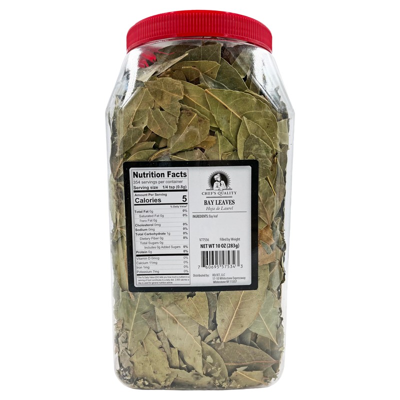 Chefs Quality Whole Bay Leaves, 10 Oz.