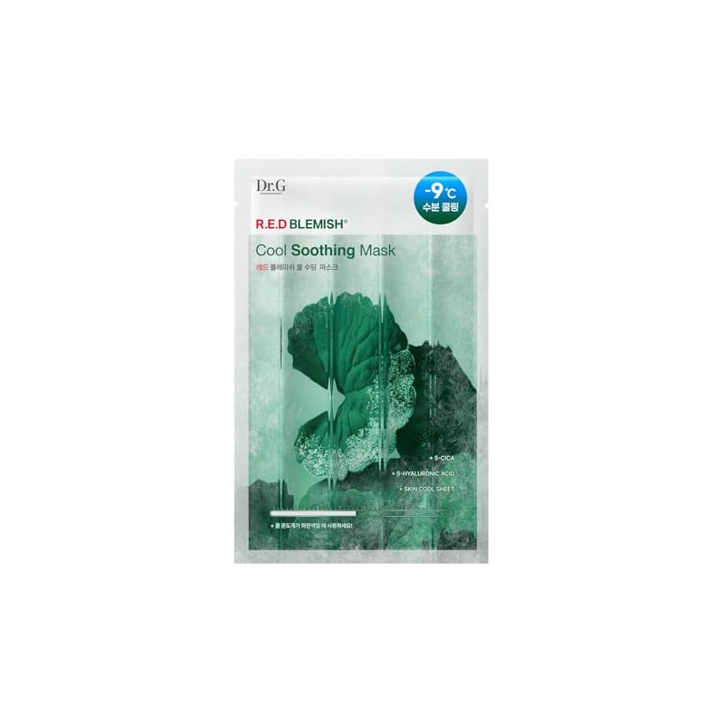 Dr. G. R.E.D BLEMISH Cool Soothing Mask (Pack of 1)