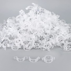 Clips de tomate, 100 clips de plástico para enrejado, clips de soporte para plantas, vid de uva, vid de tomate, clips de jardín para cultivar verticalmente, hace que las plantas sean más saludables para tomate, pepino, uva, verduras