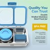 HOMEKOL Stainless Steel Bento Lunch Box + 9.5oz Insulated Food