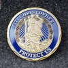 St Christopher Protect Us Challenge Coin,Prayer Commemorative Coin
