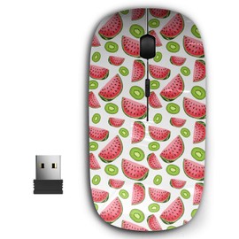 2.4G Ergonomic Portable USB Wireless Mouse for PC, Laptop, Computer, Notebook with Nano Receiver ( Kiwi Fruit Watermelon )