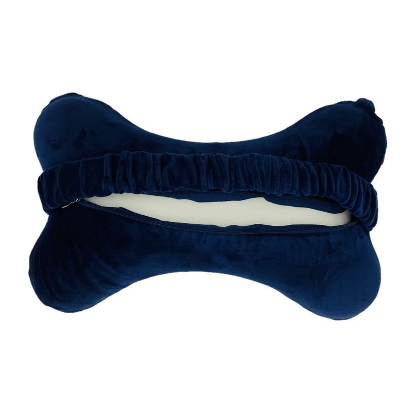 Bookishbunny Dog Bone Shaped Travel Neck Pillows Memory Foam Car