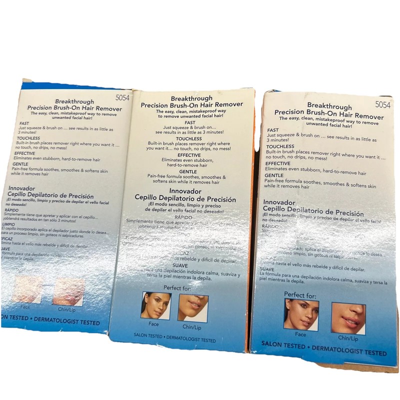 3 PACK SALLY HANSEN EXTRA STRENGTH PRECISION BRUSH ON HAIR