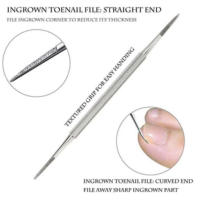 12PCS Ingrown Toenail Tool Stainless Steel Ingrown Toenail Treatment Pedicure