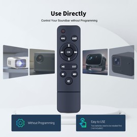 Compatible with TMY Mini Projector V88/V78/V68/V28/V08 Series Remote Control Replacement for PT-06, PANSEBA HI-04, NISOO M10,DR.J Professional Mini AK-40 AK-30 AK-50 PJ0911, AuKing ‎M8-F