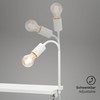 BRILONER Leuchten 2600-016 Clamp Lamp 1x E27 Max. 10 Watt