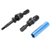 4pcs CVD Steel Front Rear Drive Shaft Complete Driveshaft Compatible