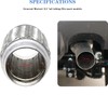 RP Remarkable Power, RK7516-2.5" x 6" Heavy Duty Stainless Steel