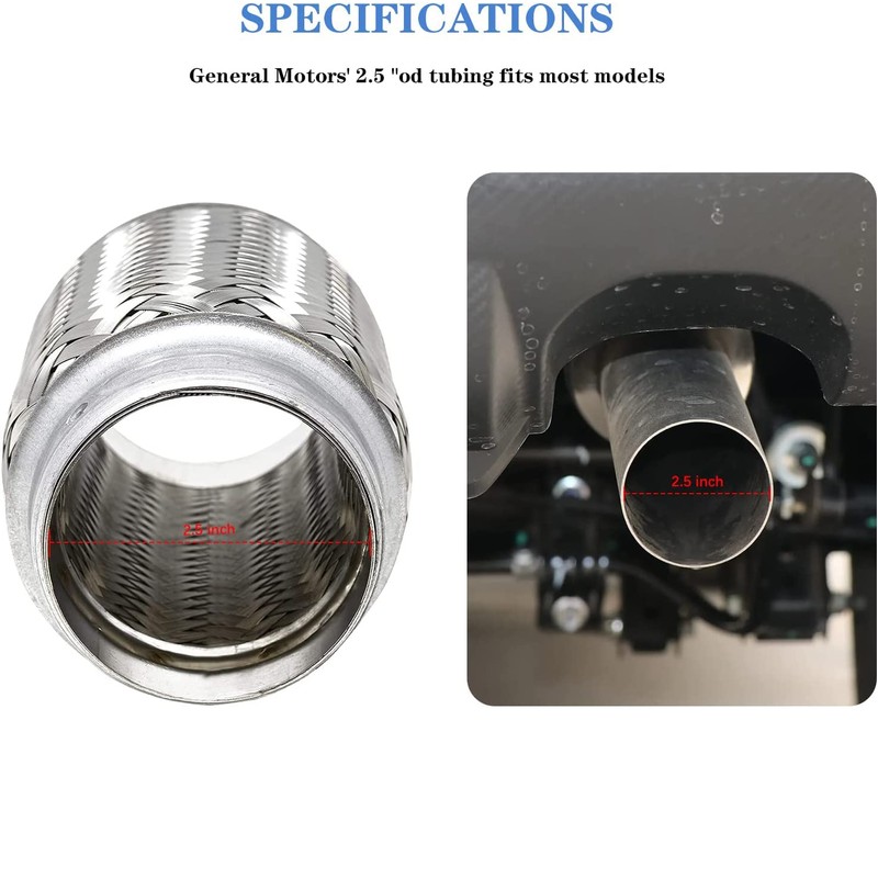 RP Remarkable Power, RK7516-2.5" x 6" Heavy Duty Stainless Steel