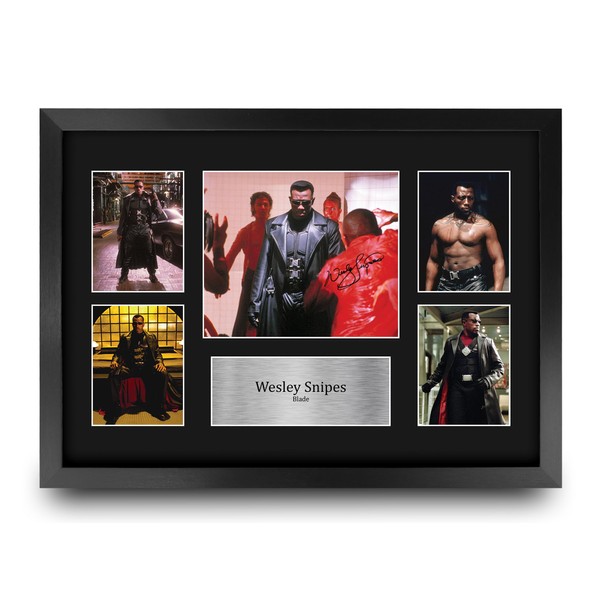 HWC Trading Wesley Snipes Blade Gifts Printed Signed Autograph Picture