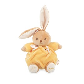 Kaloo - Cuddly Blanket Rabbit Yellow 17 cm - Ultra Soft and Fluffy Plush Toy for Babies - Delicate Companion from Birth - Ideal Size for Small Hands - Gift for Birth - K214012