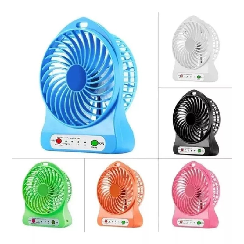 KFMX 10 Mini Ventilador Para Escritorio Recargable Usb Ventilador