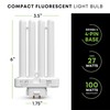 KOR Pack of 2 - FML27-30K Light Bulbs 27 Watt
