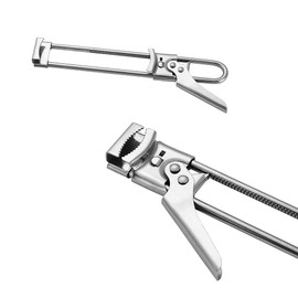 Tiardey Adjustable Manual Jar Opener, Stainless Steel Manual Jar Bottle Opener Professional Can Opener, Kitchen Cooking Lids Remover
