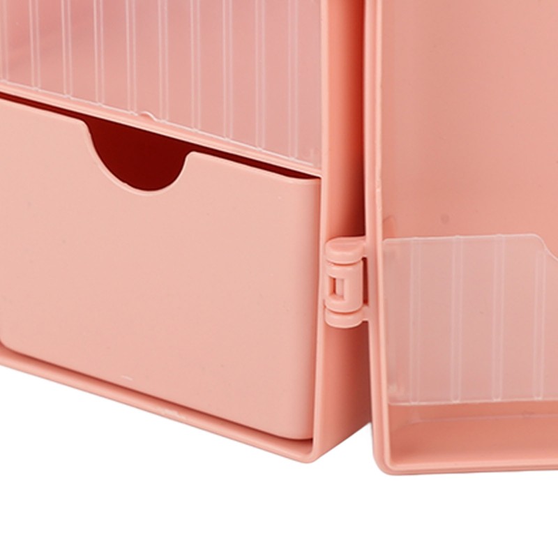 Makeup Brush Storage Box Mini Plastic Cosmetic Cotton Container Refrigerator