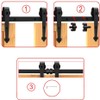 TOIMIOTOIM Sliding Barn Door Stopper Rail Stop for Single or