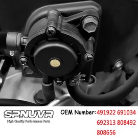 SPNUVR Fuel Pump with Filter and Fuel line For Kohler 17HP-25HP Briggs and Stratton For EZGO Gas Golf Cart 295cc 350cc Robin 4-cycle Engine 491922 691034 692313 808492 808656 (2Pcs)