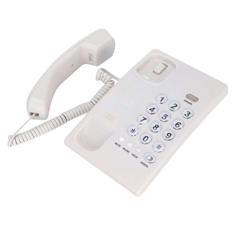 KXT504 Desktop Corded Telephone Multifunctional Large Button Landline Phone for