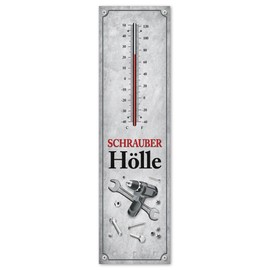 Cult Thermometer + Key Holder – Screwdriver Hell – Aluminium Interior and Exterior T007