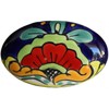 Fine Crafts Imports Oval Rainbow Talavera Ceramic Drawer Knob