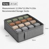 Foldable Underwear Organizer for Drawers & Closets – Non-Woven Fabric
